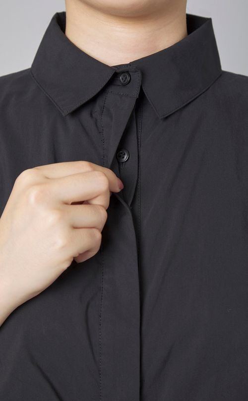 コルセットデザインシャツワンピース