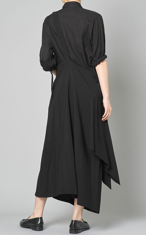 ワンショルダーミディスカート