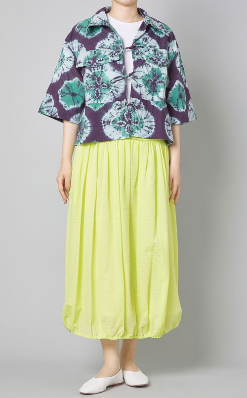 タイダイプリントショートスリーブシャツ