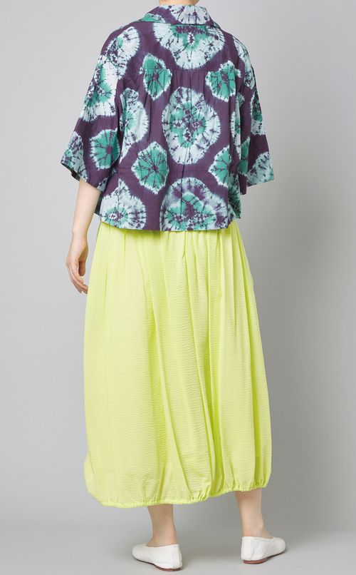 タイダイプリントショートスリーブシャツ