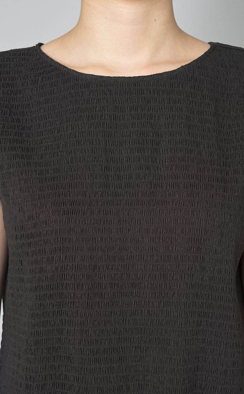 フレンチスリーブシャーリングワンピース