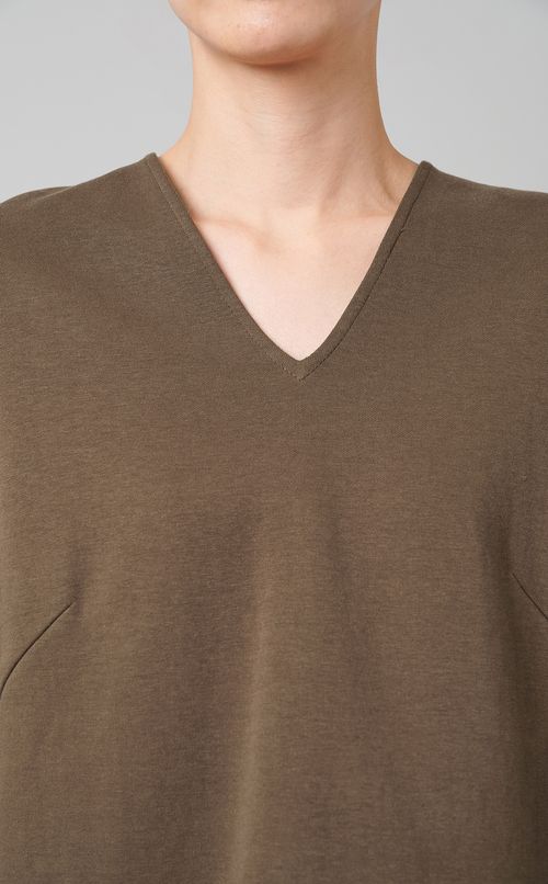 シアーバルーンスリーブカットソー