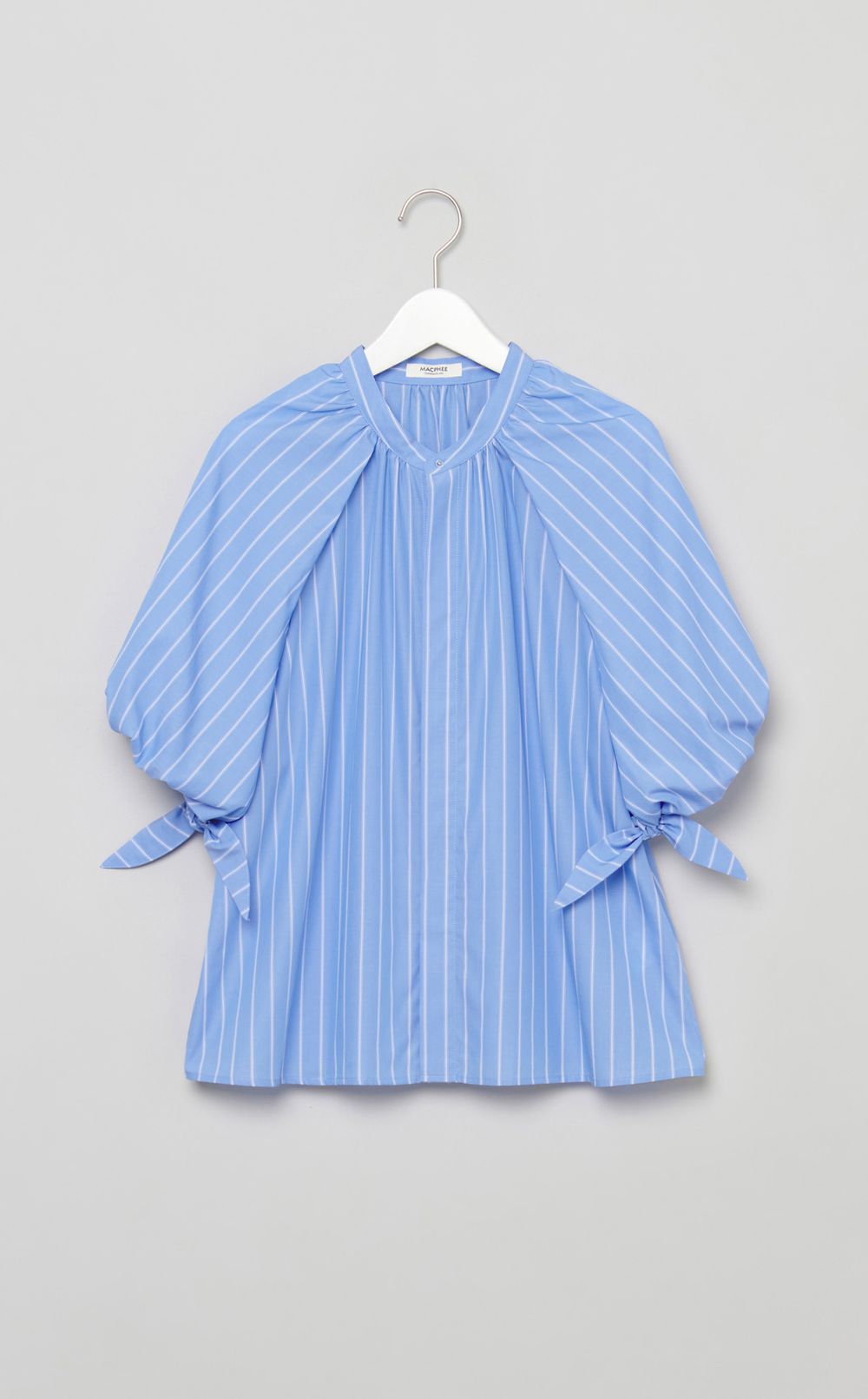 ブロードギャザースリーブブラウス