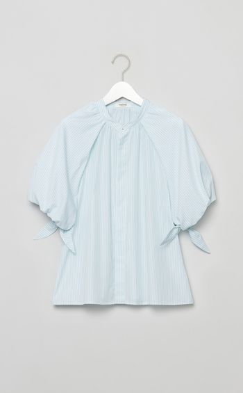 ブロードギャザースリーブブラウス