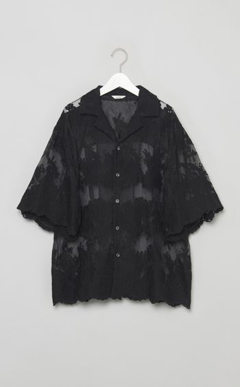 シアーフラワーレースシャツ