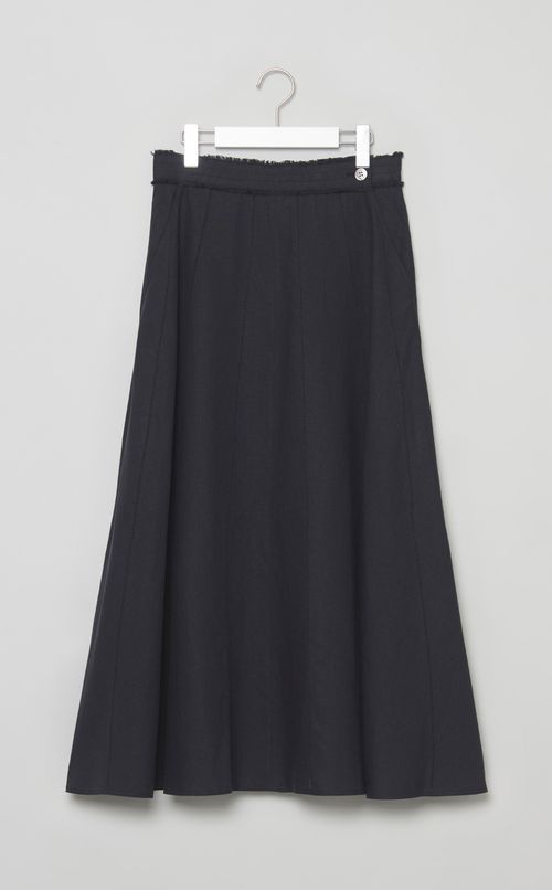 フレンチリネンAラインスカート