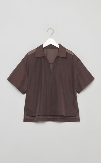 シアーオーガンジーシャツ