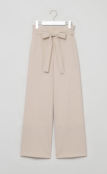 サマーウールハイウェストパンツ