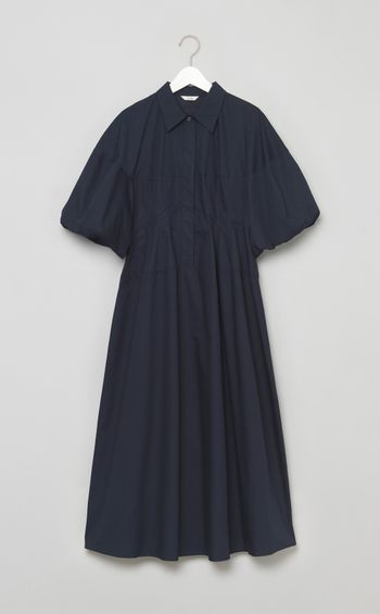 ウエストデザインボリュームワンピース