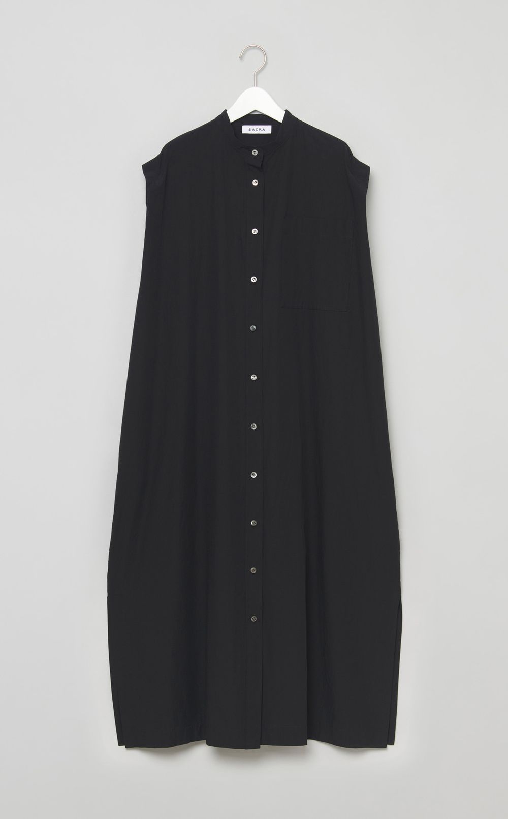 コットンオーバーサイズシャツワンピース