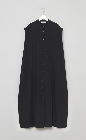 コットンオーバーサイズシャツワンピース