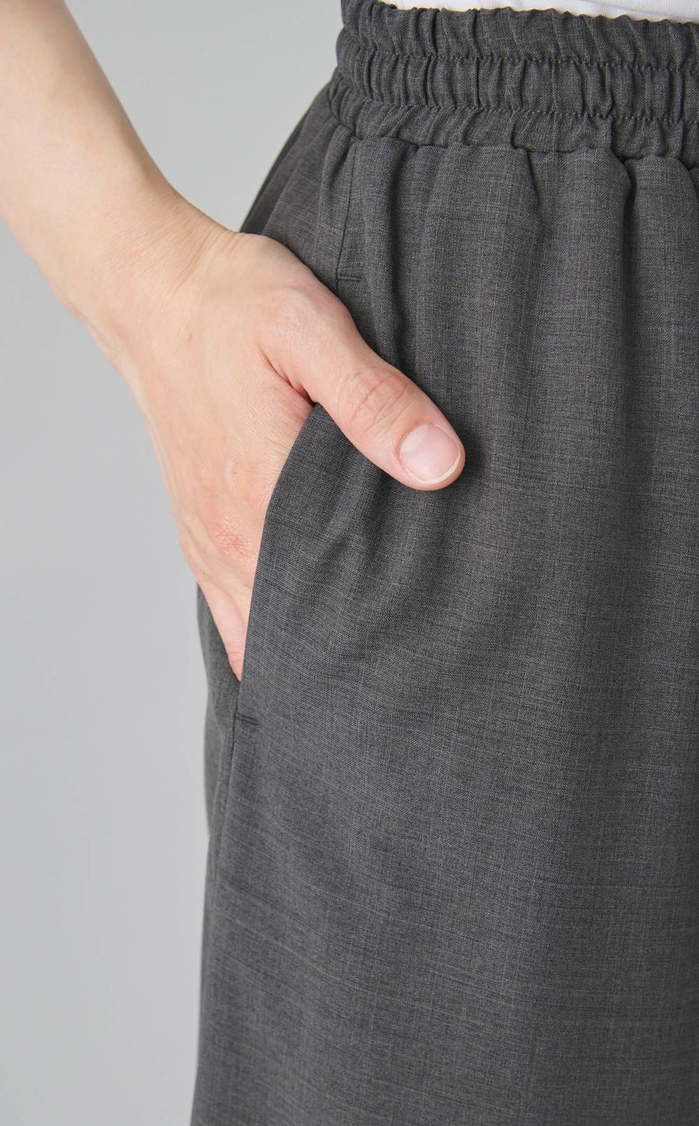 イージーフリルワイドパンツ