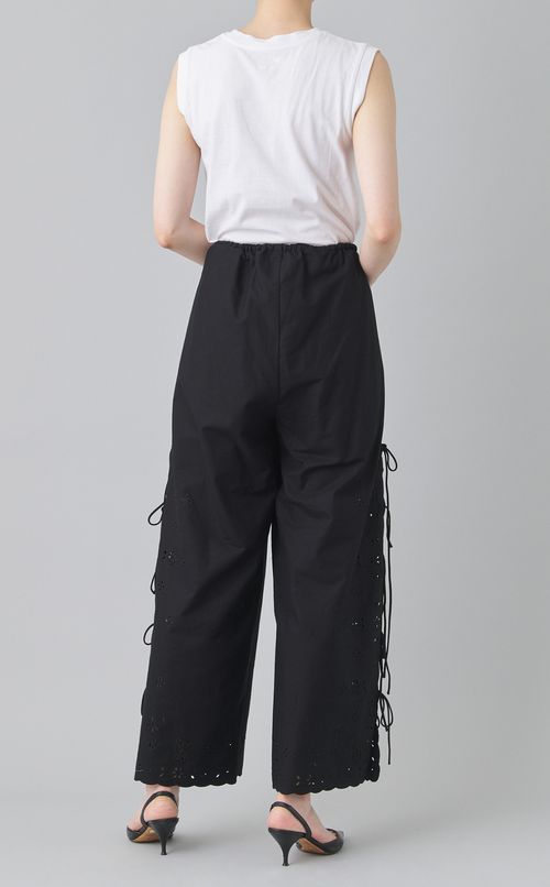 カットワークリボンパンツ