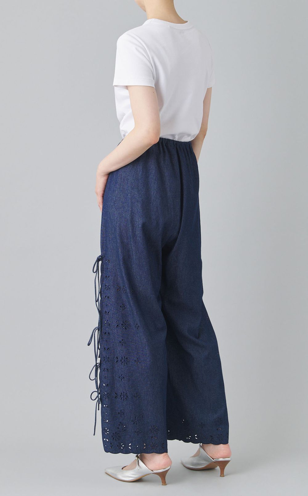 イージーサイドリボンパンツ