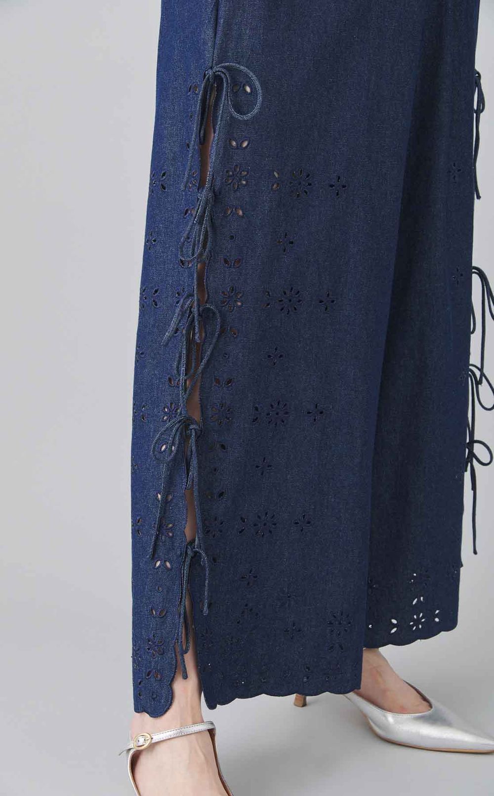 イージーサイドリボンパンツ