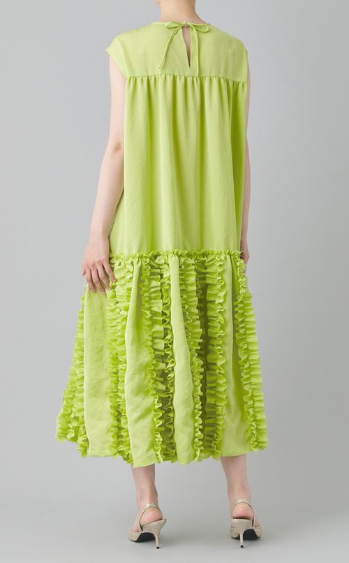 ギャザーボリュームワンピース