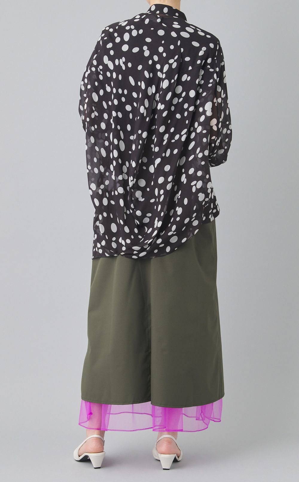 ウィンドブロードットボールブラウス