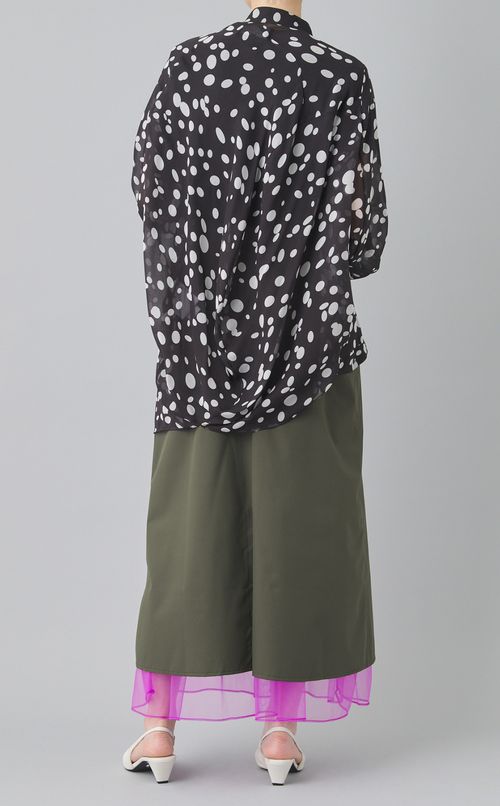 ウィンドブロードットボールブラウス