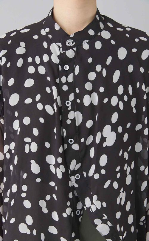 ウィンドブロードットボールブラウス