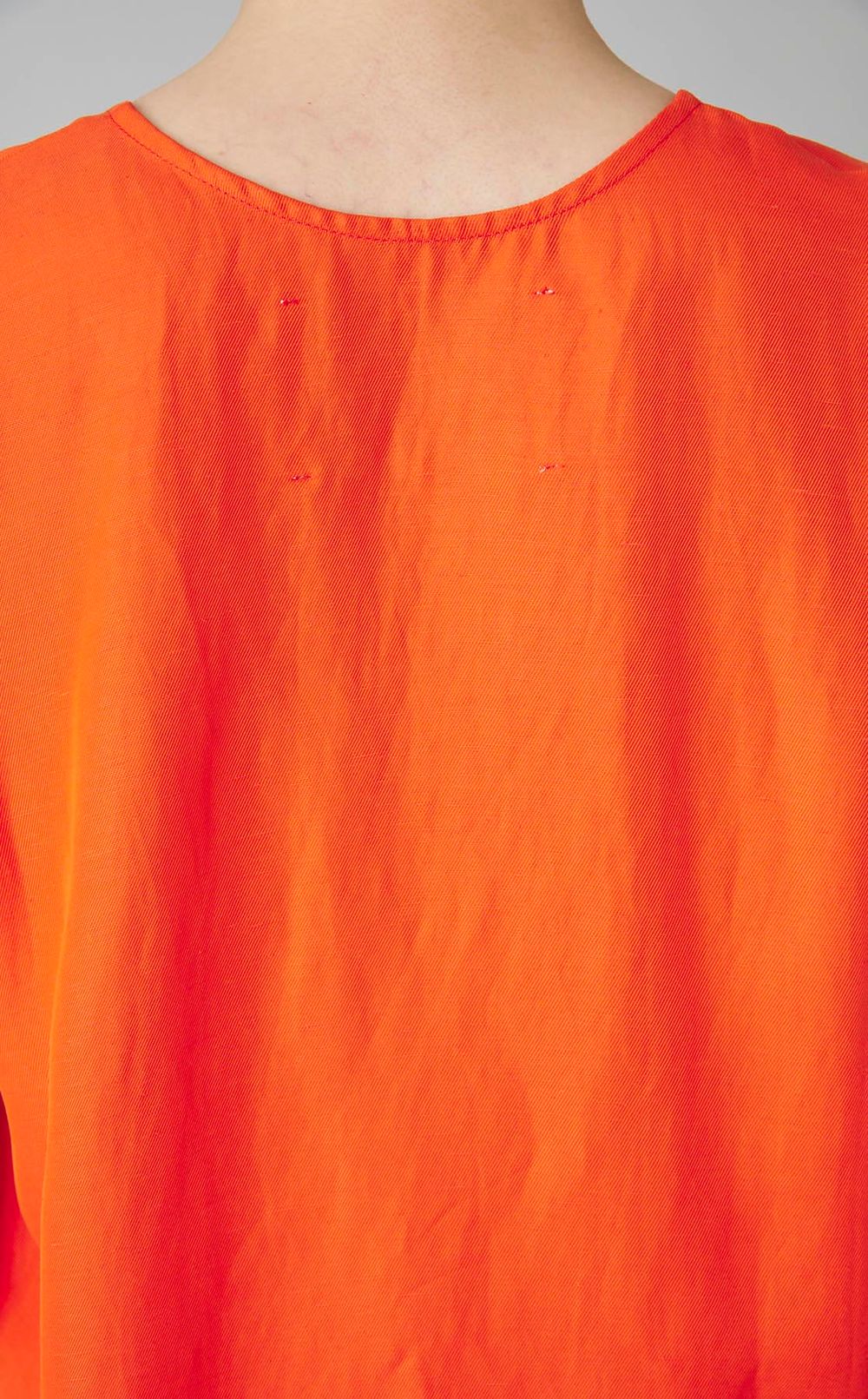 ヴィスコースリネンアシメトリードレス