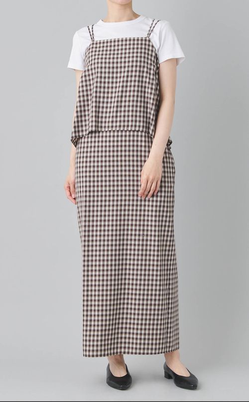 ヘムラインキャミソールワンピース