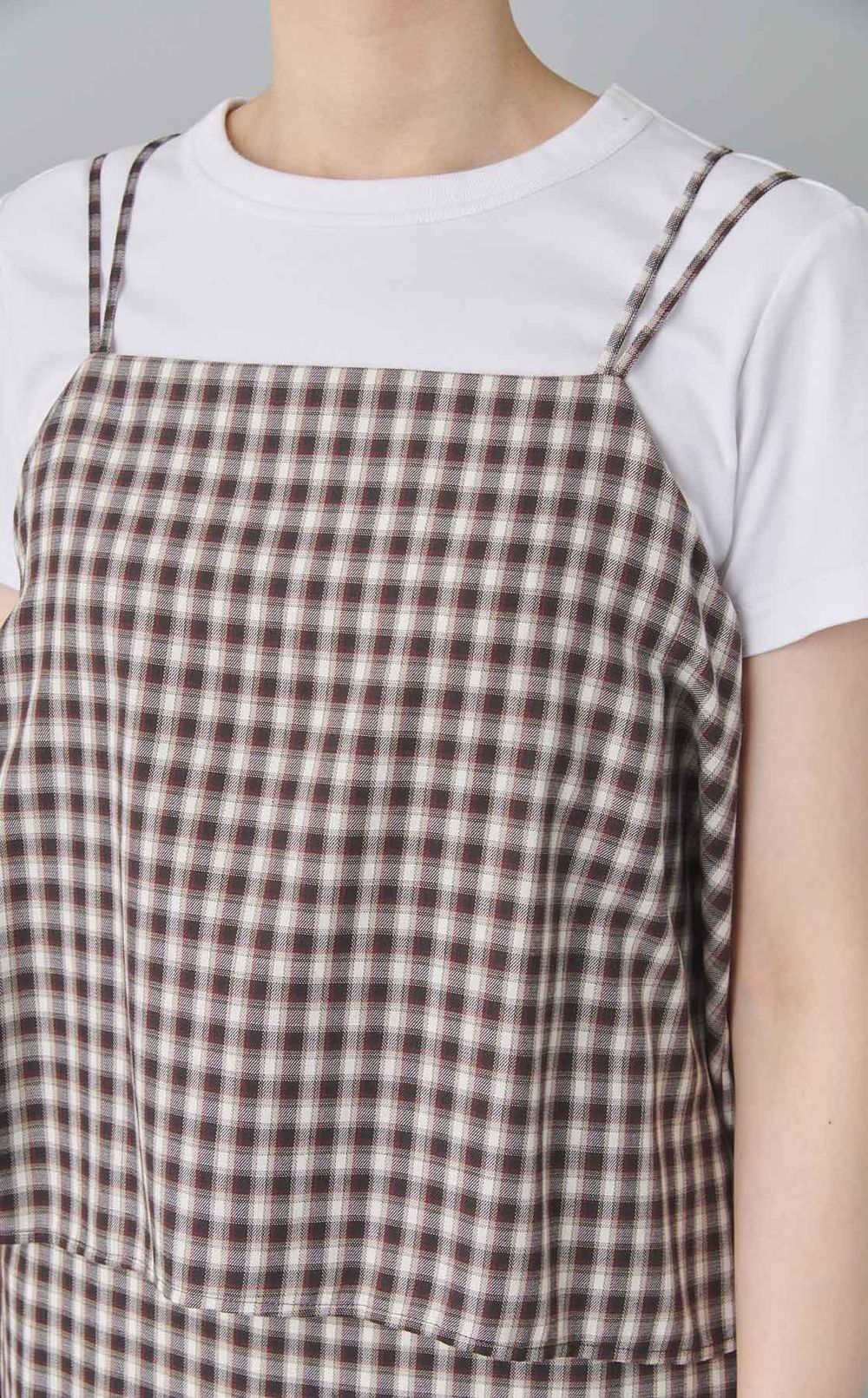 ヘムラインキャミソールワンピース