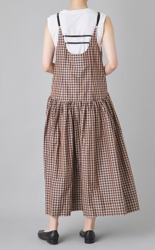 ティアードノースリーブワンピース