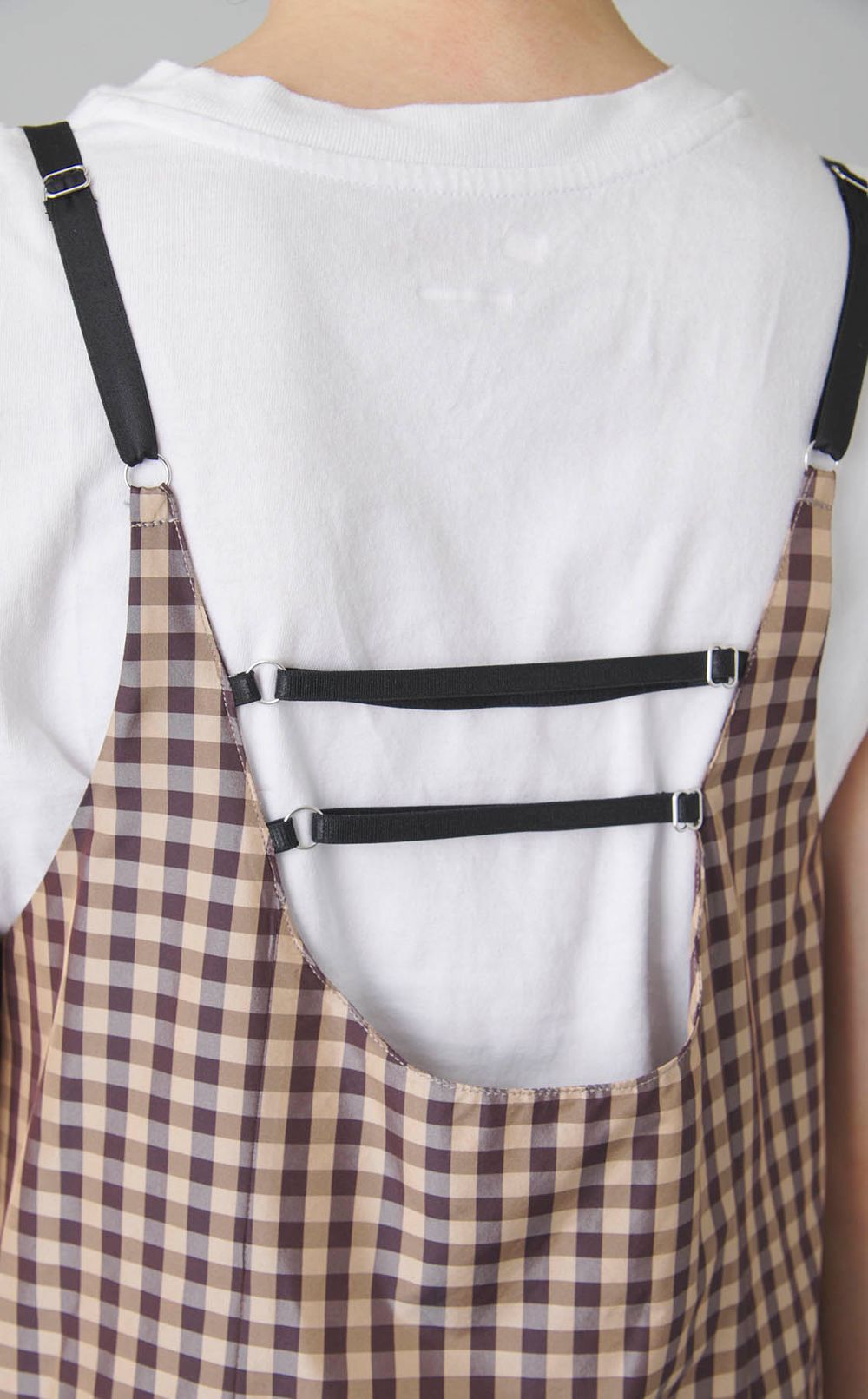 ティアードノースリーブワンピース