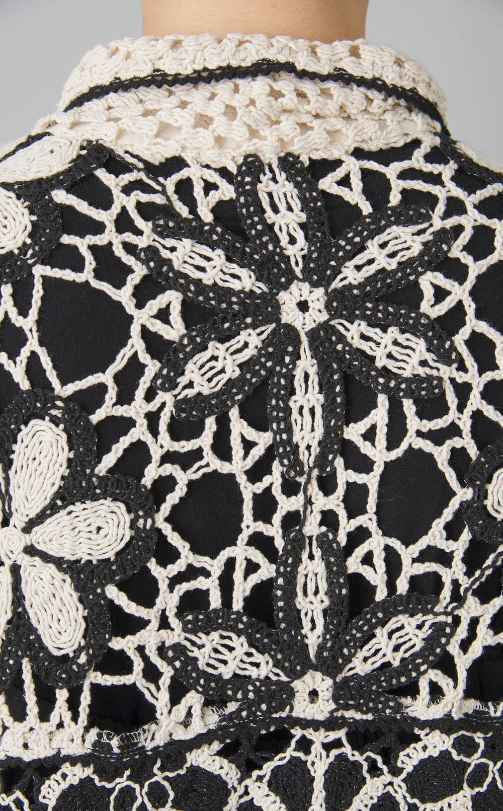 ミックスレースオーバーシャツ