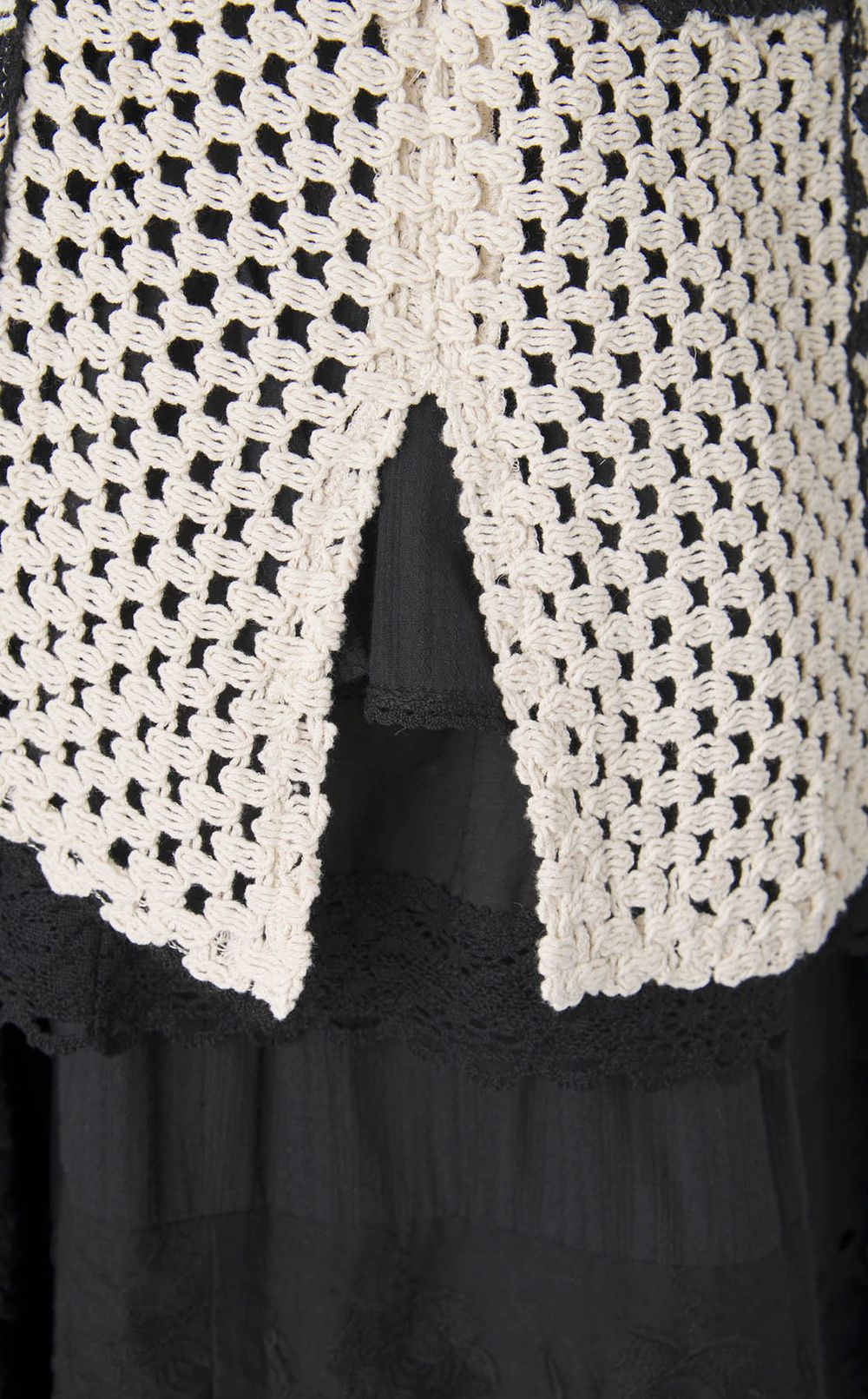 ミックスレースオーバーシャツ