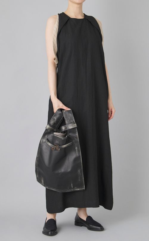 レザーラージマーケットバッグ