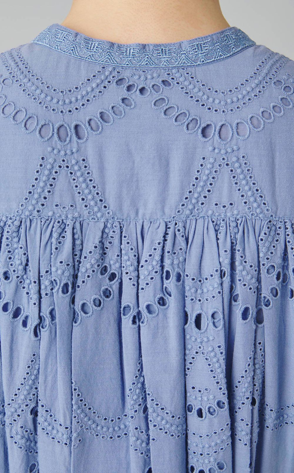 ドットレースノースリーブワンピース