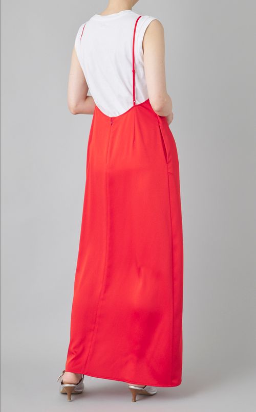 サテンキャミソールワンピース