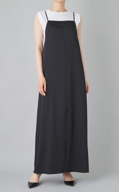 サテンキャミソールワンピース