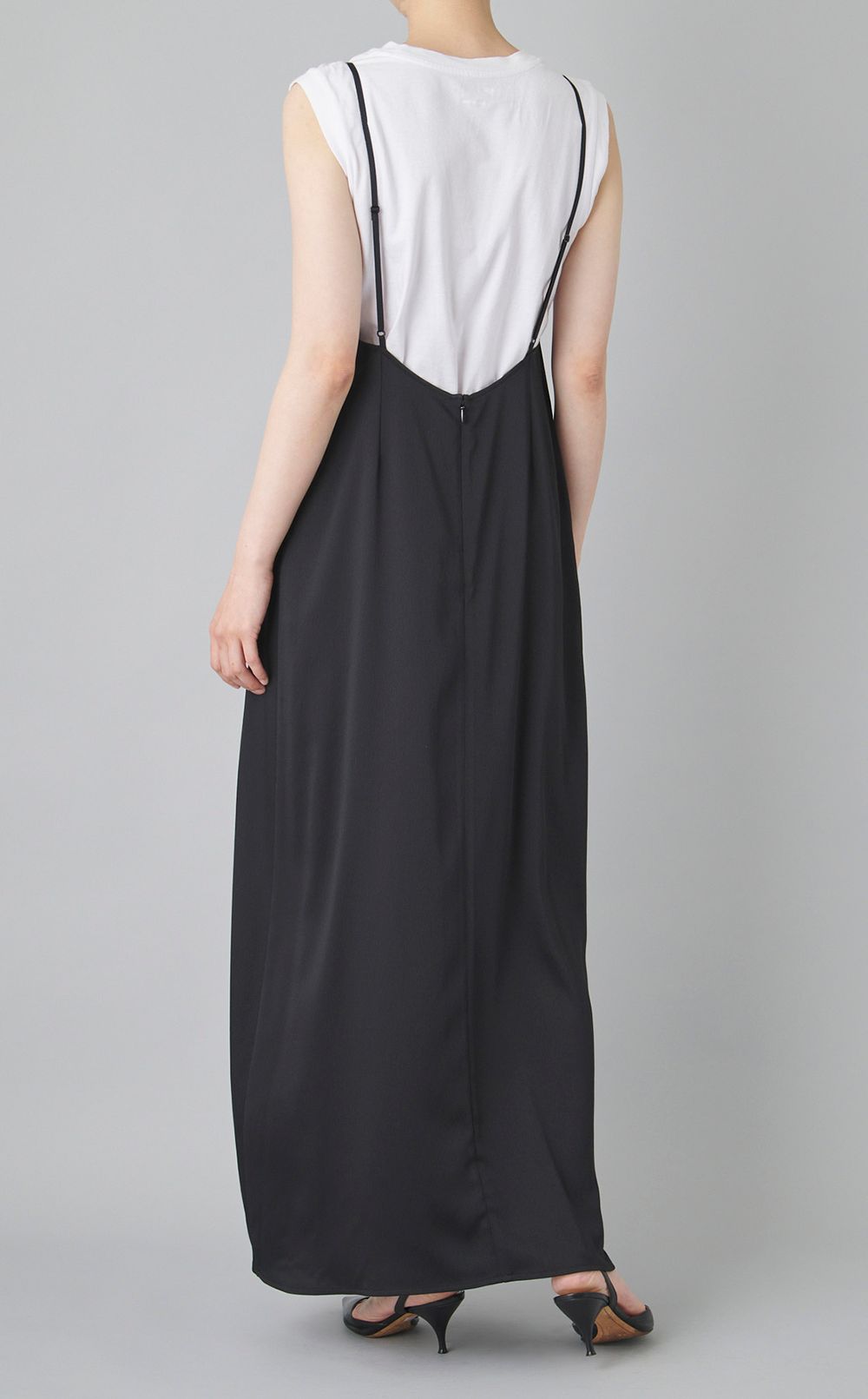 サテンキャミソールワンピース