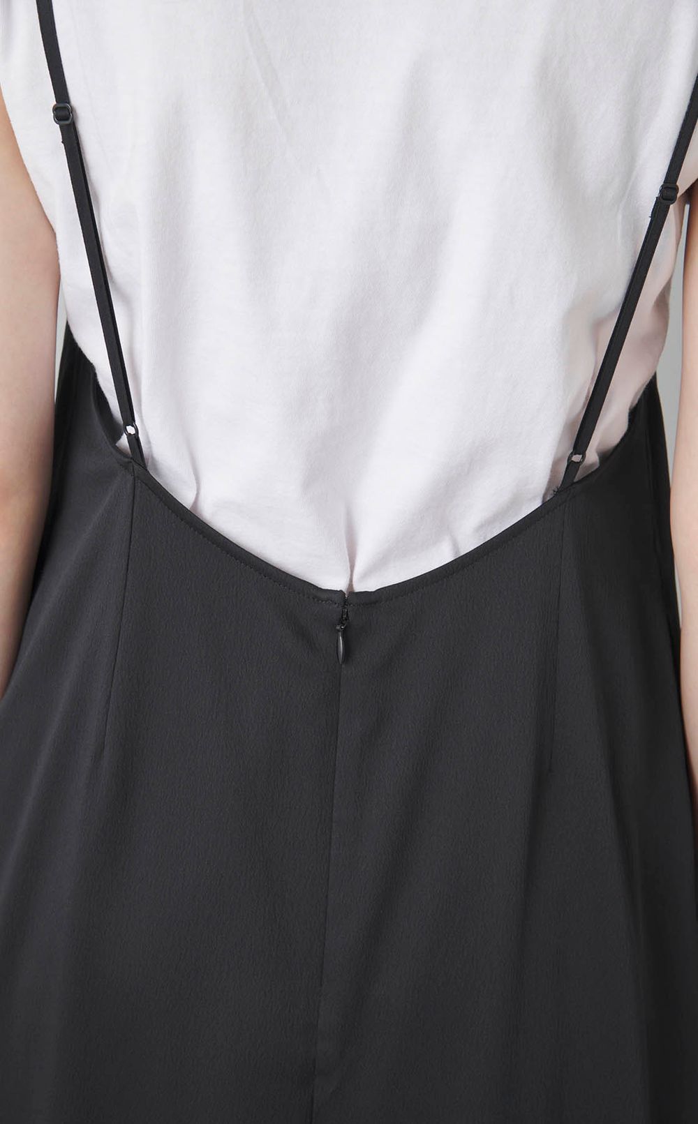 サテンキャミソールワンピース