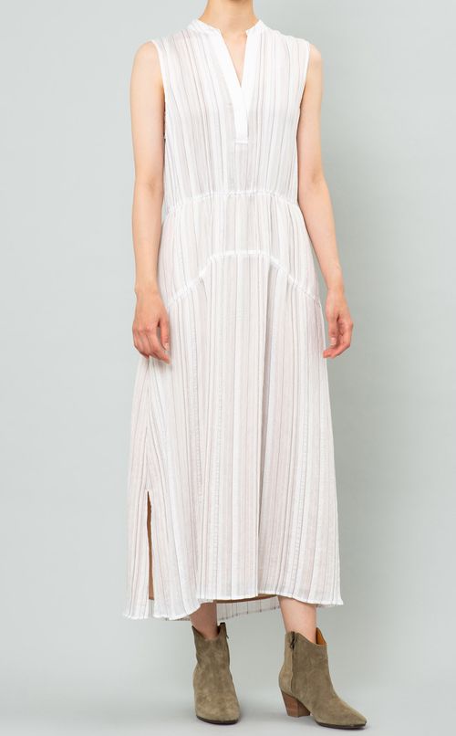 ストライプティアードワンピース