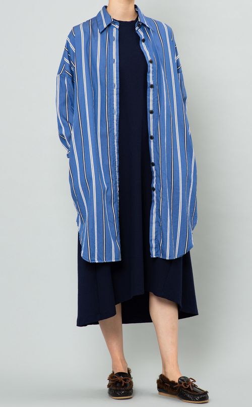 コットン楊柳ジャージーワンピース