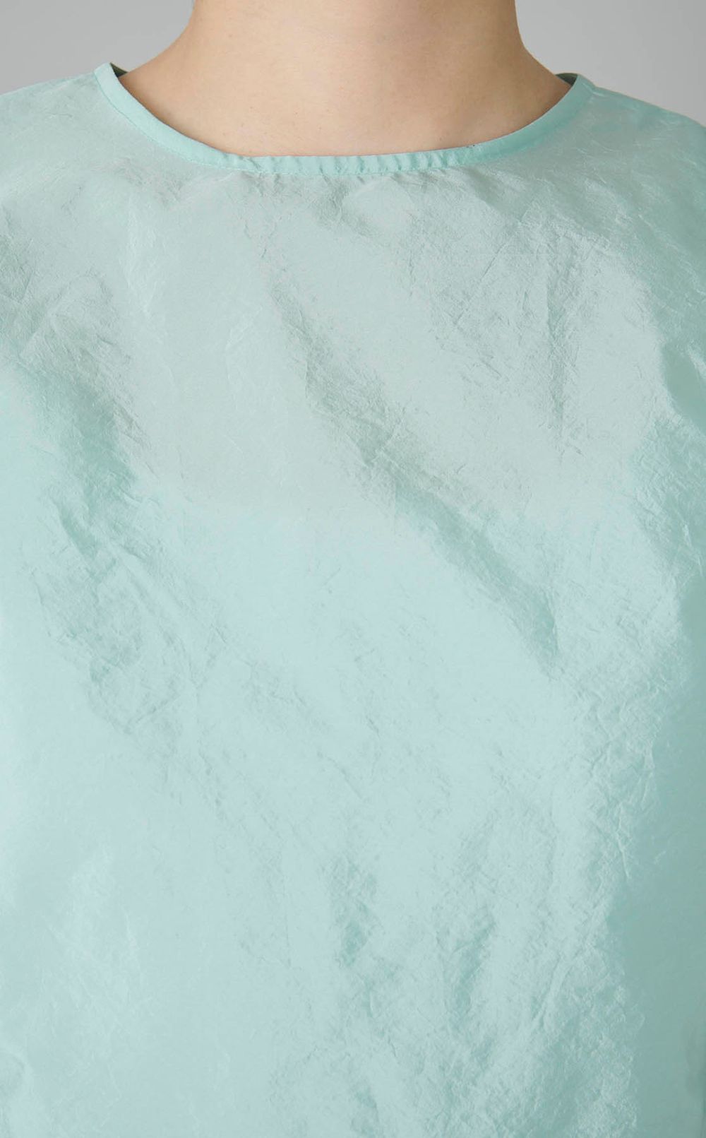 リボンパフスリーブブラウス