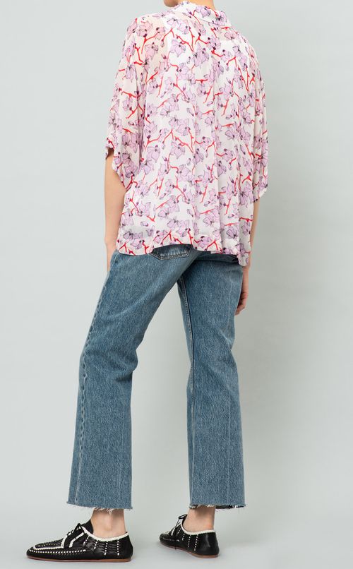 フレアーデニムパンツ