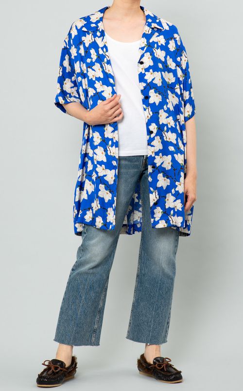 フレアーデニムパンツ