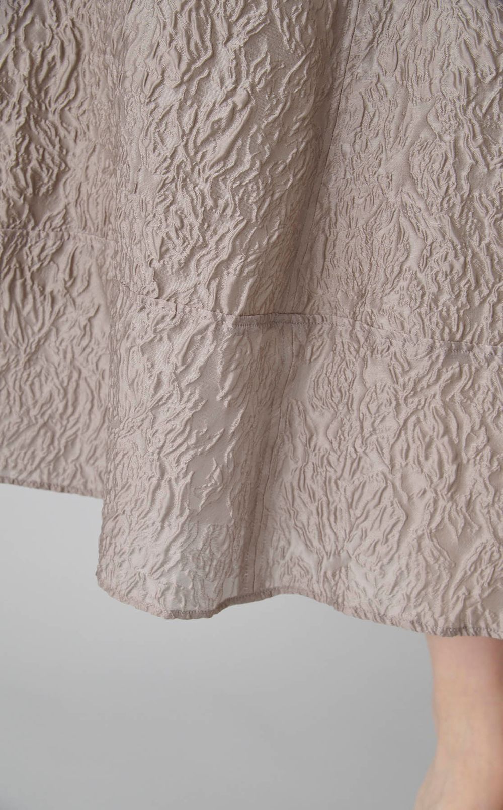 ワイドストラップフレアワンピース