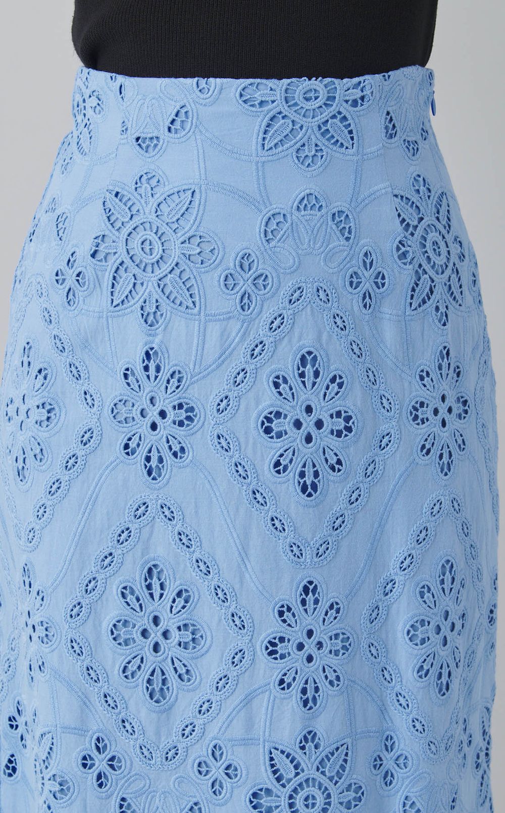 コットンエンブロイダリースカート