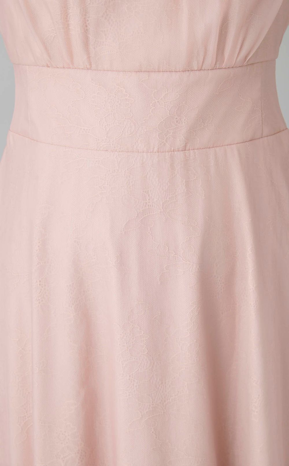 チュールレースレイヤードドレス