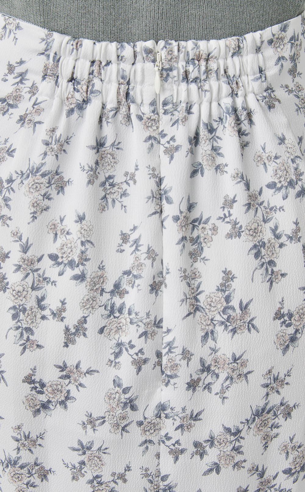 フラワープリントナロースカート