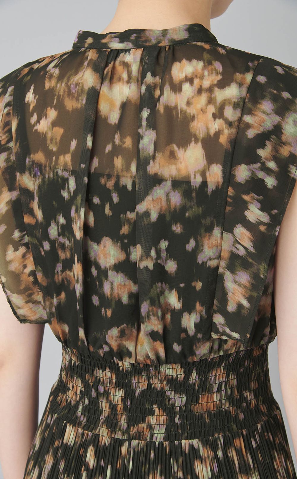 フラワープリントワンピース