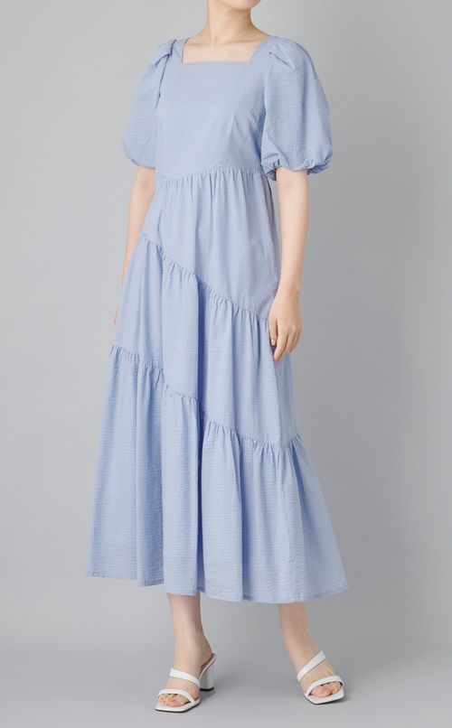 スクエアボリュームワンピース