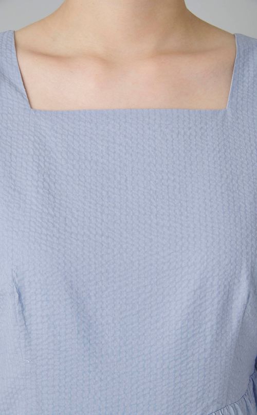 スクエアボリュームワンピース