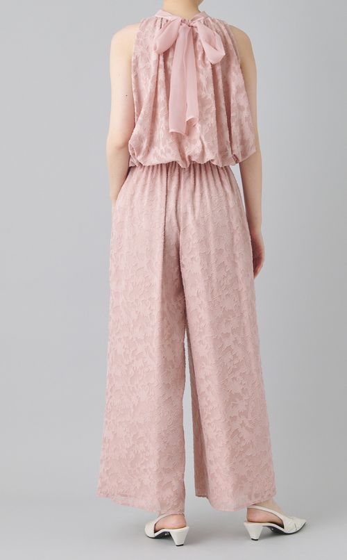 バックリボンセットアップパンツ