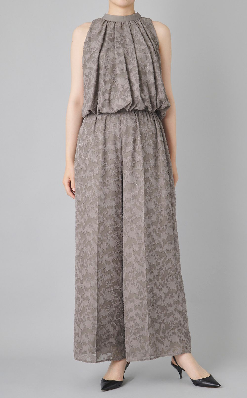 バックリボンセットアップパンツ